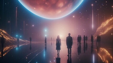 Concept of Future Technology Metaverse