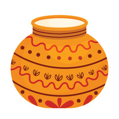 Indian furniture vector illustration design from earthenware