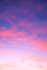 Fototapeta premium 美しい夕焼け雲