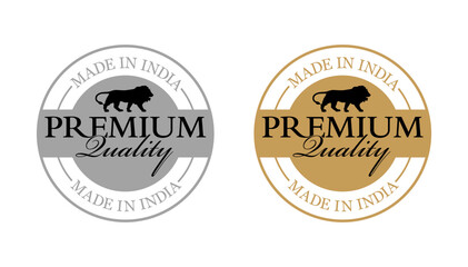 Made in India Premium quality icon.