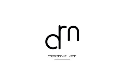 DM, MD, D, M abstract letters logo monogram