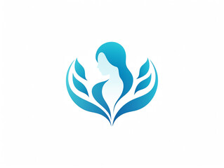 Fototapeta premium Woman health and beauty concept. Spa therapy logo