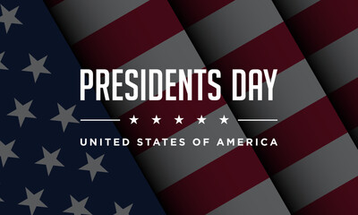 Presidents Day Background Design.