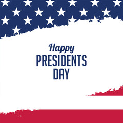 Obraz na płótnie Canvas Presidents Day Background Design.