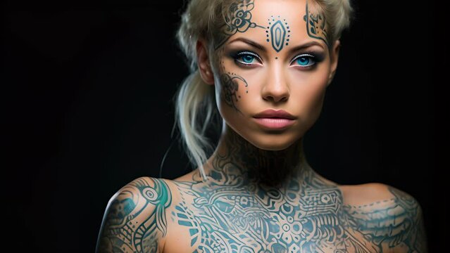 Moving onto a different field, we have a heavily pierced and tattooed software engineer. While her profession may be seen as more reserved and traditional, her body art tells a different