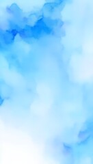 Blue watercolor background 