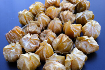 Fresh cape gooseberry. Delicious tropical fruit