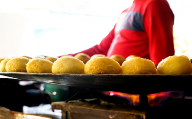 Aloo (potato) tikki,famous street food in North India