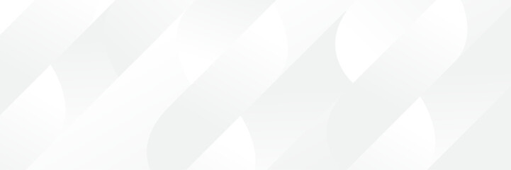 Abstract white Geometric banner design background.