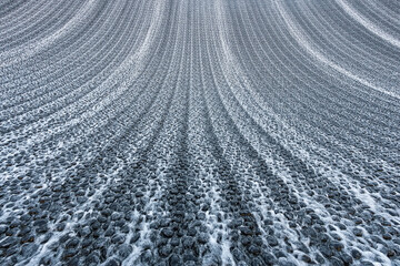 Expo 2020 Dubai Water Feature, monumental fountain in Jubilee Park with people playing