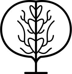 Simple and Minimalist Tree Illustration

