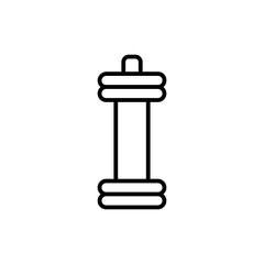 bottle line icon