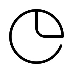 Chart Icon Vector Symbol Design Illustration