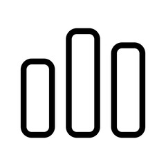 Graph Icon Vector Symbol Design Illustration