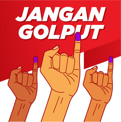 hands after the Indonesian presidential election
