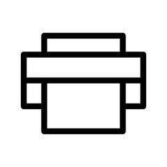 Printer Icon Vector Symbol Design Illustration