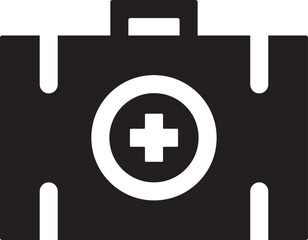 Rounded filled First Aid Box icon