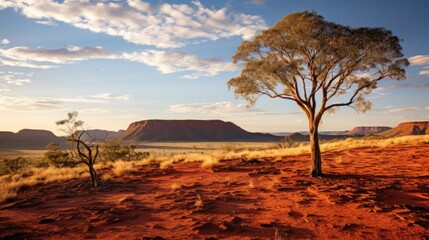 Fototapeta na wymiar featuring the striking beauty of the Australian Outback