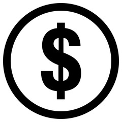 money icon, vector illustration, simple design, best used for web, banner or presentation