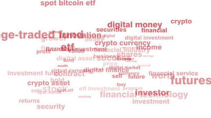 Bitcoin etf investment low fee opportunity for digital money enthusiasts to sell shares of spot bitcoin etf on white background capitalizing on growth and innovation in cryptocurrency markets