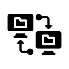 remote access glyph icon