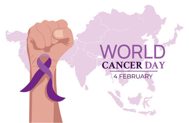 world cancer day design background template