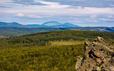 Mount Yamantau, the highest peak of the South Urals Bashkortostan Russia.
