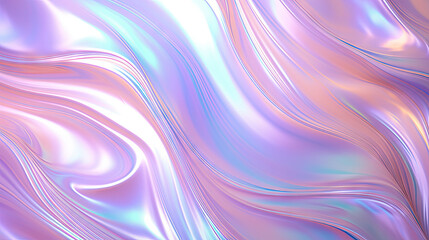 Obraz premium Holographic foil blurred abstract background .Iridescent background. Holographic Abstract soft pastel colors backdrop.Holographic Foil Backdrop.