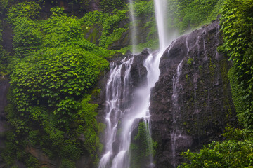 Sekumpul Waterfall in Bali Island, Indonesia