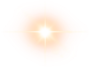 abstract orange sun light element