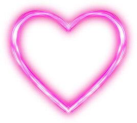 beautiful love frame from neon light element © GraphicZone