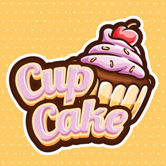 cupcake logo illustration