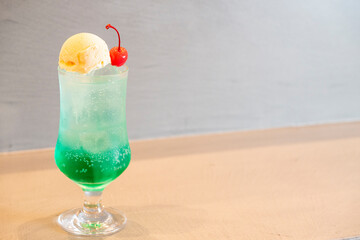 美味しくて可愛いクリームソーダ