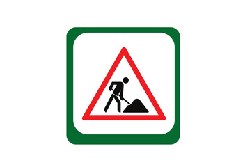 pedestrian crossing sign