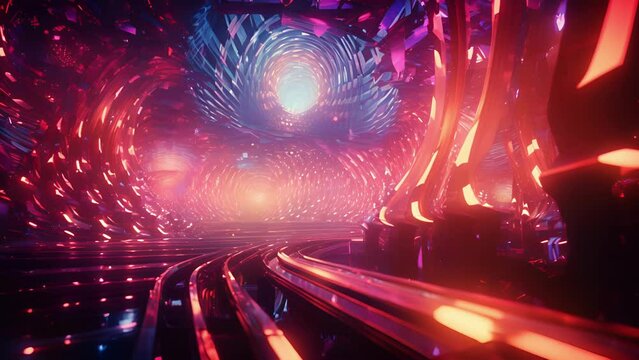 Get ready for a visual trip like no other, as this immersive psychedelic video takes you on a rollercoaster of synesthetic sensations.