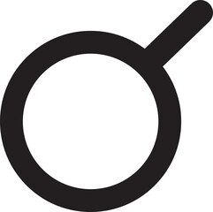 magnifier outline, magnifier icon, magnifying glass