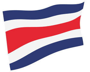 コスタリカ　国　旗　世界　アイコン