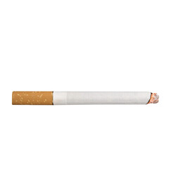 Smoking cigarette png sticker, transparent background - obrazy, fototapety, plakaty