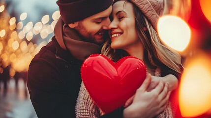 A Couple in love for Valentines Day