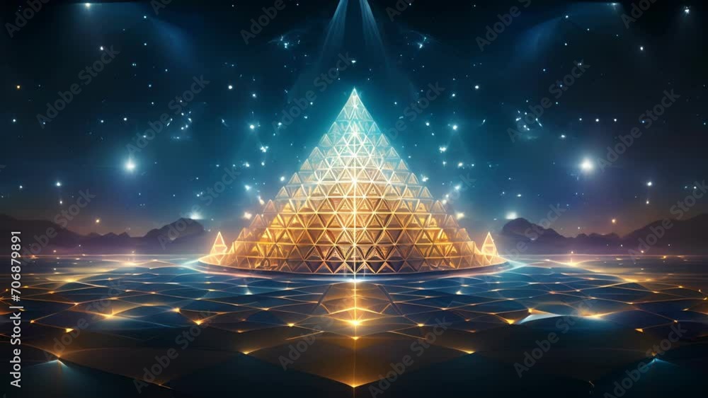 Poster enter the realm of sacred geometry, where intricate patterns and symmetrical forms form the building