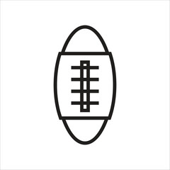 foot ball vector icon line template