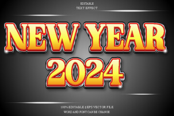 New year Editable Text Effect