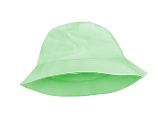 green bucket hat PNG transparent