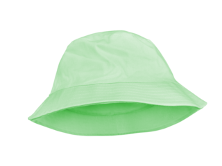 green bucket hat PNG transparent