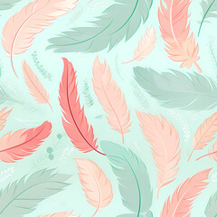 Feathers Pink Harmony