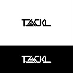 Obraz premium Fashion wear Logo Type TACKL vektor Design