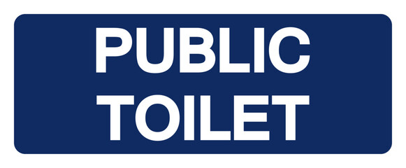 Obraz premium Public Toilet Symbol Sign,Vector Illustration, Isolated On White Background Label. EPS10