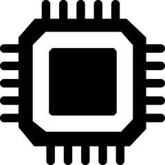 Electronic chip vector icon. Circuit board isolated on transparent background. Trendy Filled Flat style symbol for mobile apps and website design. Premium pack of icon Chip of credit card icon.