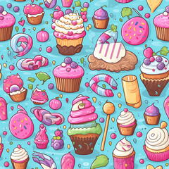 Indulgent Candy Delight Pattern