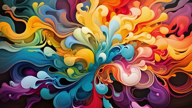 Indulge in this phantasmagorical spectacle of swirling colors, intricate patterns, and intoxicating visuals that will ignite your imagination.